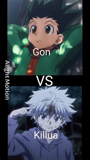 Gon Vs Killua