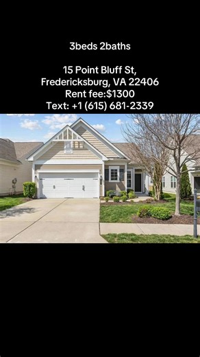 Beautiful Ranch Home in Fredericksburg's 55 Community