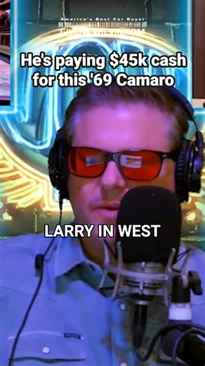 We usually sell all of our cars at Manheim at the dealer sales, but Larry is willing to pay $45k for a 1969 Camaro RS... 🤑 Comment below and let us know the year, make, and model of the car you want to sell! #carbuying #GiveMTheVIN #sellyourcar | John Clay Wolfe Show