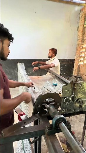 Making wire nets on digital machines #agriculture #villagelife #nets