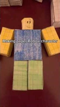 Paper Roblox character tutorial part 1 (fixed) #roblox
