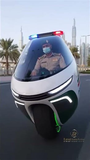 Dubai Police's ONE-WHEEL Supercar Patrols the Streets at 300 km/h