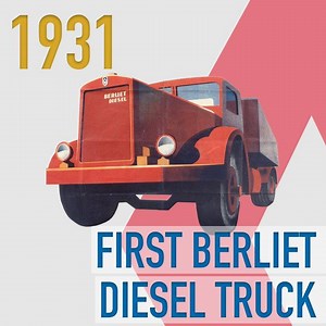 [125 YEARS - THE SERIES] 1894 - 2019 🕰 We celebrate our 125 years of history 🎉 1️⃣9️⃣3️⃣1️⃣: first Berliet Diesel truck 💥 Discover what happened in the world in the same time in the EP5: "The Diesel truck" 👀 | Renault Trucks
