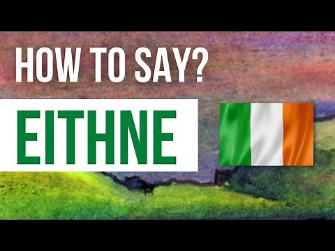 How to Pronounce Eithne - Listen to the correct Irish pronunciation & meaning of Irish name Eithne