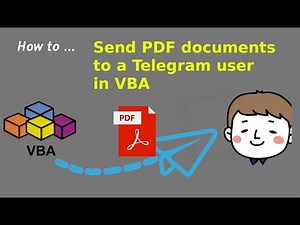 How to send a PDF document to a Telegram user in VBA