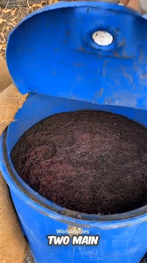 “A machine that separates earthworms from soil — the reason will leave you shocked!” 🪱⚙️ #reels #facts #viral | Worldinsides