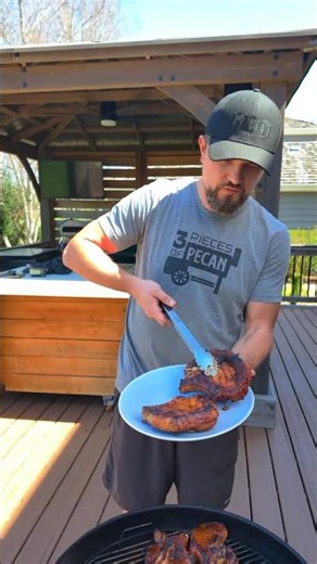 How to make the best grilled pork chops #shorts