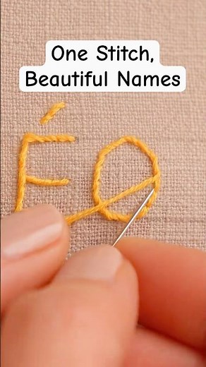 It’s Not Just a Backstitch! 2/3 | Beginner Embroidery Tutorial #handembroidery #sewingtutorial