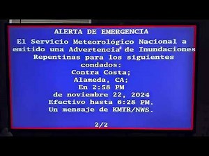 EAS Alert Xfinity - Another Rain Notification