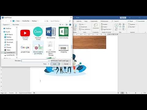 How to put one picture on top of another in Word document