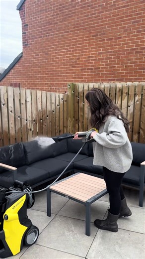 It’s the BIG garden clean uppppp and I feel so good that my garden is back to a livable space 😆 bring on the nicer weather! ☀️ I used @Monty Miracle to get rid of the green, this worked fab! You don’t even need a jet wash for it. And for the stubborn rust I used @Astonish Cleaning Products oven & grill, works AMAZING on getting rid of rust! And then my @Kärcher pressure washer for the rest of my garden ✨ Ad brand partner #gardenclean #cleantok #pressurewashing