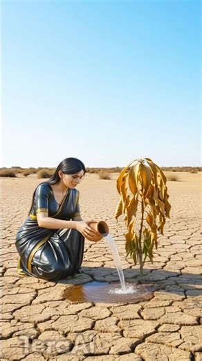 Girl and the Lost Mango Tree😭#ai#aianimation#aistory#popular #mango#viral#shorts