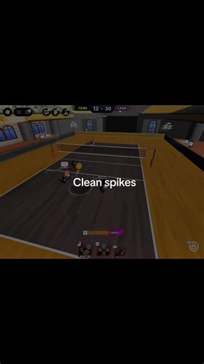 Clean Spikes #volleyballegends #robloxedit #fyp #haikyuulegends #viral