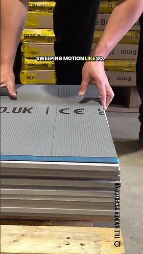 How to Cut Tile Backer Board in Seconds: Dust Free Without the Mess #tilingwork #tiling #tileshop