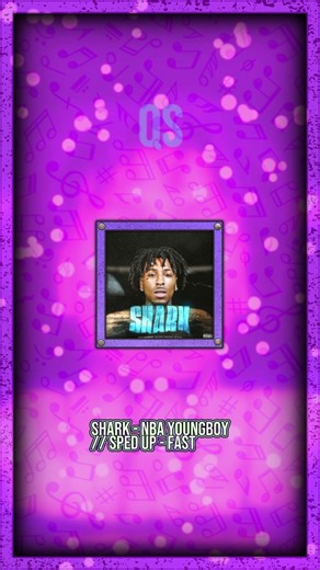 Shark NBA Youngboy sped up fast @QuickSong #shorts #music #remix #fast #nightcore