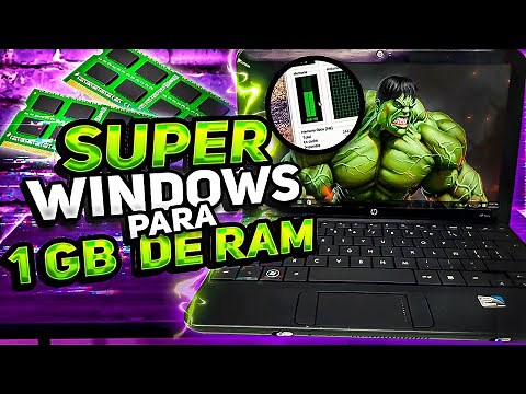 SUPER Windows SPECIAL PC with 1 GB RAM / ⚡NEW MiniOS Windows 7 LITE POWERFUL