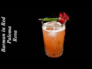 Cómo hacer el COCTEL PALOMA ROSA