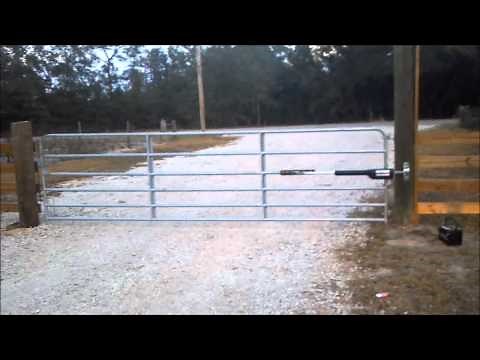 Setting up mighty mule 350 automatic gate opener.