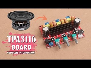TPA3116 2.1 Class-D Amplifier Board Complete Information || Sound Review