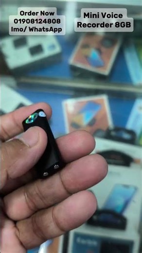 Mini Voice Recorder 8GB Memory Card Built In New