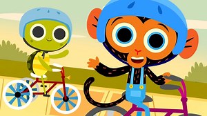 I Like To Ride My Bicycle (Mr. Monkey Version) - Super Simple