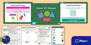 Phase 1 Space: 2D Shapes (Name 2D Shapes) Lesson 1