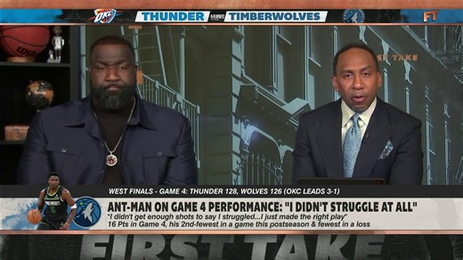"Are you the superstar player you proclaim to be or not?" Stephen A. Smith said Anthony Edwards' reaction to his Game 4 performance was "inexcusable." | ESPN First Take