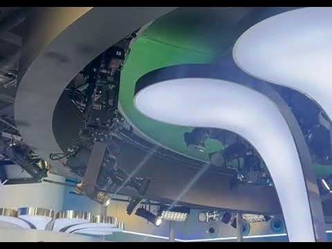 Acrocam T – 360° Ceiling Camera Rail System | CNBC-e Newsroom Installation (Turkey)