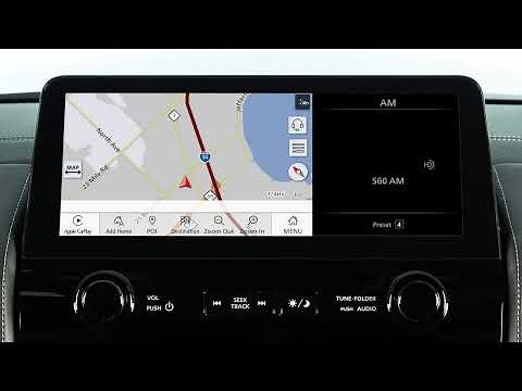 2022 INFINITI QX80 - Control Panel and Touch Screen Overview