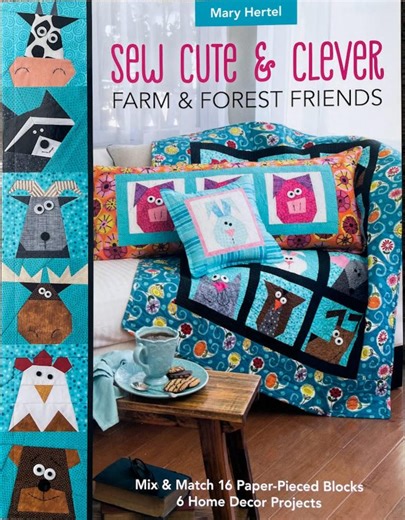 Farm & Forest Friends Paper Piecing Book: 16 Animal Quilt Block Patterns - Etsy