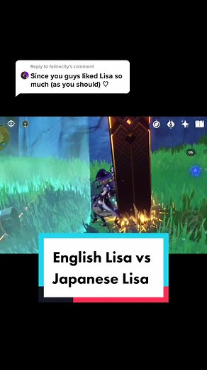 Genshin Impact Lisa Comparison: English vs Japanese Voice