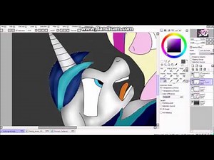 shhhh... shining armor - MLP Speedpaint