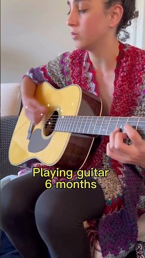“Leaving On A Jet Plane” - John Denver cover - 6 months guitar progress