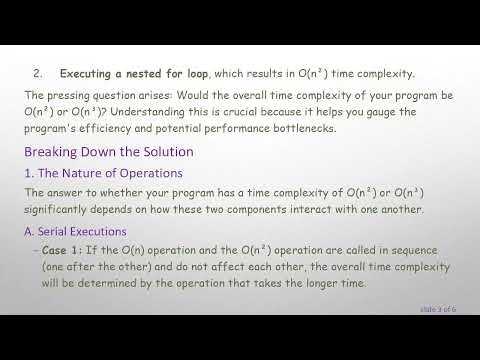 Understanding Big O Notation: Calculating Time Complexity of O(n) vs O(n^2)