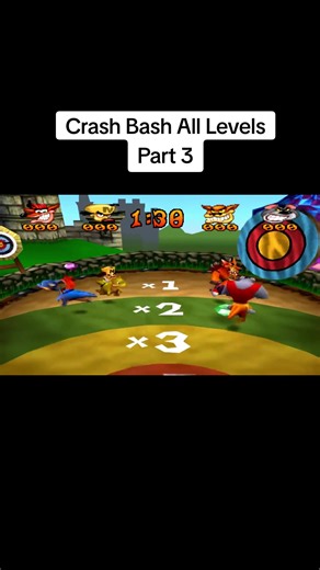 Crash Bash All Levels Part 3 Gameplay