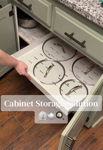 Durable, easy to install, smooth slides, and the best way to maximize cabinets space without having to dig in the back of your cabinets. #kitchenupgrade #kitchenorganization #homeorganization #kitchencabinetupgrade #storagesolutions