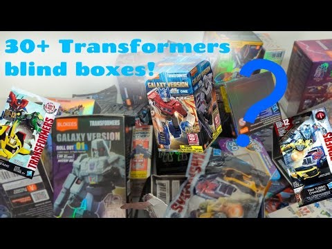 Opening 30+ Transformers blind boxes! (Blokees, Tiny Turbo changers, and more!)