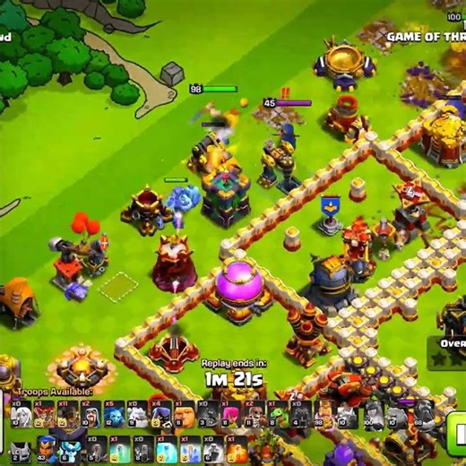 TH17 Fireball + Rocket Balloons = 3⭐ CRUSH! 💥 #COC #shorts #trending #viral