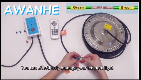 Pool Lights for Inground Pool, 20W 6 Inch LED Inground Pool Light with Controller, Remote and APP Control for Wet Niche, Color Changing Underwater Swimming Pool Lights with 100 Foot Cord