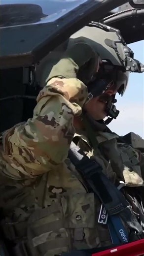 The AH-64E Apache is the most dangerous helicopter in the world. 🚁🔥 #Apache #AH64E #Helicopter