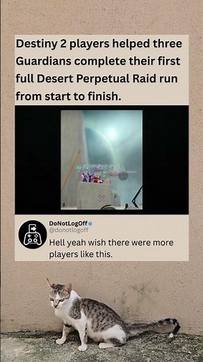 Destiny 2 Players Help Three Guardians Experience Their First Full Raid Clear #destiny2