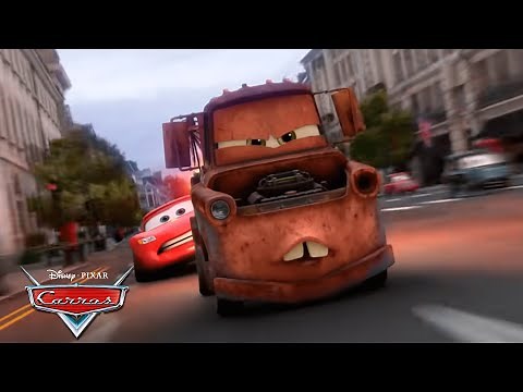 Momentos de Espionagem de Mate | Carros 2 | Pixar Carros