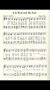“It is well with my soul” sheet music.🎼 #itiswellwithmysoul #musician #piano #pianist #pianoteacher #pianosheetmusic #instrumentalmusic | JayTee Syntax