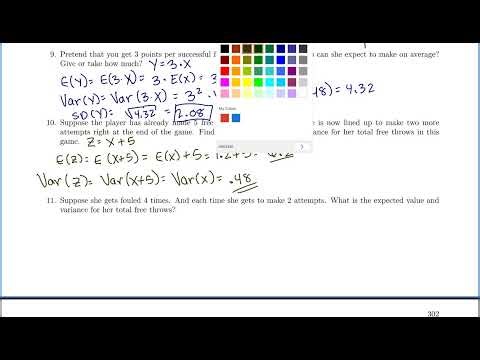 STAT 3000 with R -- Final Review Ch 6 Discrete Random Variables