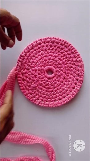 doormat making at home with old clothes ❤️ , craft with priya #shorts