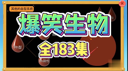 【183集全】2025暑假超前学 七年级生物上下册 初中生物趣味讲解 七年级生物看动画学生物 初中生物上下册 初中生物考点