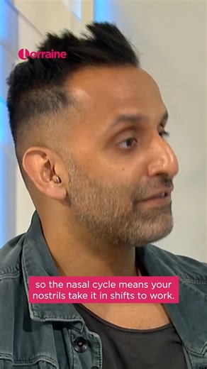 1.8M views · 10K reactions | Ever heard of the nasal cycle? Dr Amir breaks down what most people don't realise, especially when you're battling a cold. 蠟 | Lorraine | Facebook