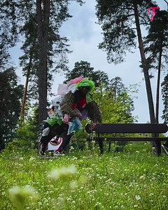 Man disguised as trash makes recycling fun and funny. | Fabiosa Hearty