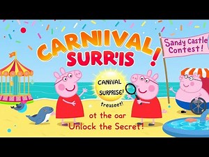 Peppa Pig's Seaside Adventure Festivities! 🎡🌊 | Carnival Fun & Beach Games for Kids!
