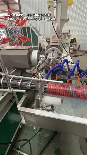 PVC Hose Extrusion Line #machine #pipemakingmachine #pvcpipe #extrudermachine #factory